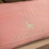 Triangular Wedge Pillow Bedside Pillow Velvet Large Triangular Decorative Body Throw Pillows Bed Backrest Reading Bolster Lumbar Cushion for Sofa Bed with Removable Cover,Pink,King180 * 50 * 24cm view 3