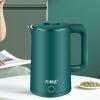 2.3L Electric Kettle Stainless Steel Double Layer Anti Sclading Automatic Power Off Electric Water Boiler for Home CN Plug(Vintage Green) view 2