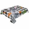 BOBOWUNY Bunny Plaid Rectangle Tablecloths 60x84, Country Rustic Easter Carrot Black Table Cloth Wrinkle Free Table Cover Indoor/Outdoor Tabletop Decor for Wedding Holiday Party Dinner Baby Shower view 1
