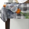 BOBOWUNY Bunny Plaid Rectangle Tablecloths 60x84, Country Rustic Easter Carrot Black Table Cloth Wrinkle Free Table Cover Indoor/Outdoor Tabletop Decor for Wedding Holiday Party Dinner Baby Shower view 2
