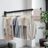 ZdwCyl Wall Mounted Clothes Hanger,Clothes Drying Rack,Laundry Drying Rack,Drying Rack Clothing,Laundry Hanger Rack,Retractable Dryer Racks,Collapsible, Aluminum,can be Fold Upward & Left & Right view 4