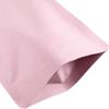100PCS Double Sided Matte Heat Sealable Metallic Aluminum Resealable Standup Bags (Matte Pink Standup Bag,6.3" x 9.1") view 3