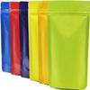 100PCS Double Sided Matte Heat Sealable Metallic Aluminum Resealable Standup Bags (Matte Pink Standup Bag,6.3" x 9.1") view 4