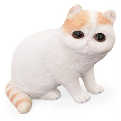 ALDEPO Sculpture Tabletop Cat Model Statue Animal Statuette Figurine Car Decoration Indoor Room Decor Crafts Wedding Gifts Outdoor Garden Ornaments g