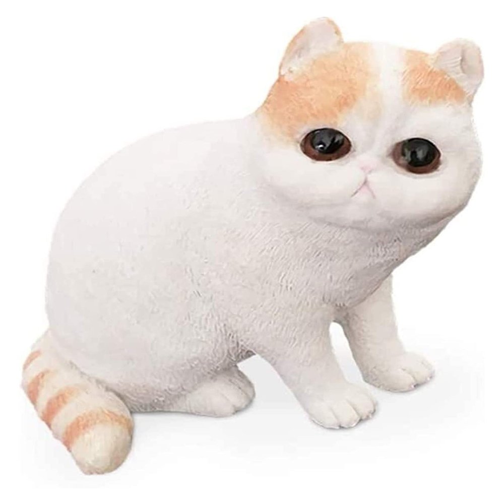 ALDEPO Sculpture Tabletop Cat Model Statue Animal Statuette Figurine Car Decoration Indoor Room Decor Crafts Wedding Gifts Outdoor Garden Ornaments g