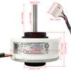 DC280V Air Conditioning Motor Inverter Air Conditioner Brushless DC Motor 20W WZDK20-38G (ZKFP-20-8-6) Fan Motor Replacement Parts 1300RPM CCW view 3