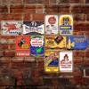 35 Pieces Reproduced Vintage Tin Signs, Gas Oil Retro Advert Antique Metal Signs for Garage Man Cave Bar Kitchen, Nostalgic Car Decor.8x12 Inch (35pcs gas oil 2) view 3