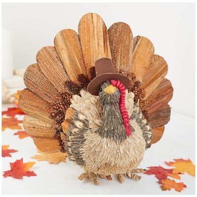 Factory Direct Craft Thanksgiving Tom Turkey for Fall Decorating and Thanksgiving Centerpieces