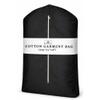 Forever Cotton Premium 100% Cotton Garment Bags 48" Black Canvas Suit Cover with YKK Zipper Breathable, Dust-Proof Storage for Suits, Coats, Dresses, Jackets & Travel/Closet Use view 1