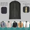 Forever Cotton Premium 100% Cotton Garment Bags 48" Black Canvas Suit Cover with YKK Zipper Breathable, Dust-Proof Storage for Suits, Coats, Dresses, Jackets & Travel/Closet Use view 3