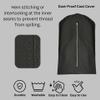 Forever Cotton Premium 100% Cotton Garment Bags 48" Black Canvas Suit Cover with YKK Zipper Breathable, Dust-Proof Storage for Suits, Coats, Dresses, Jackets & Travel/Closet Use view 4