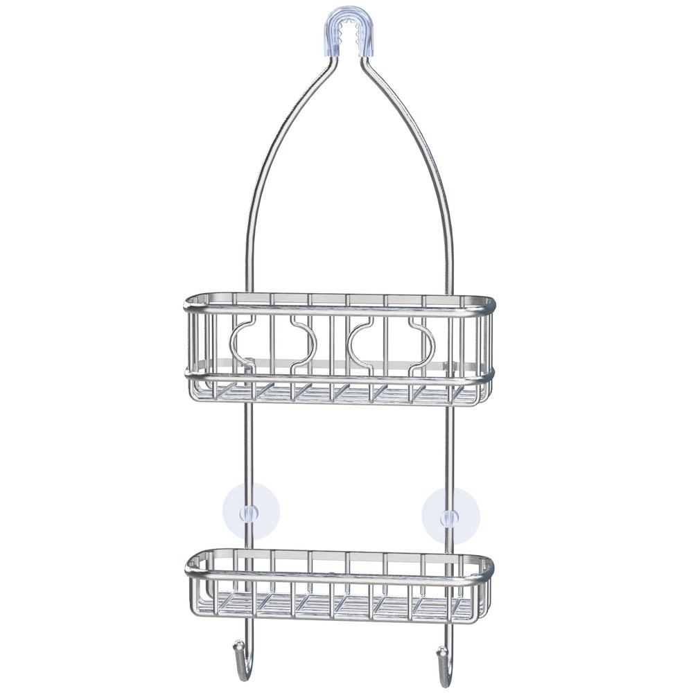 Simple Houseware Stainless Steel Bathroom Hanging Shower Head Caddy Organizer (24 x 10.2 x 4.2 inches)