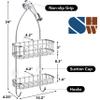 Simple Houseware Stainless Steel Bathroom Hanging Shower Head Caddy Organizer (24 x 10.2 x 4.2 inches) view 3