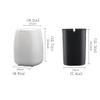 HIHELO Trash Bin 10L Trash Can Open Lid Bathroom Bedroom Nordic Household Living Room Kitchen Toilet Trash Can Creative Waste Paper Basket Kitchen Trash Can (Color : Brass) view 4