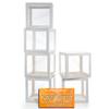 White Transparent Balloon Boxes With 78 Letters, Name Boxes for Baby Shower, Clear Baby Box Blocks Backdrop for 1st Birthday, Bridal Shower, 2026 Graduation Prom Party, Gender Reveal Decoration, 6 PCS view 1
