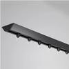 Ceiling Curtain Track, Sliding Door 6 8 10 12 14 16 18 20 24 26 Ft Long Room Divider Curtain Rail Rod, V-Shape Commercial Sliding Curtain Track System for Porch Living Room Hospital ( Color : Black , view 1