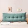 Headboard Pillow Full Size Bed Cushion with Straps and Double Metal Zipper Large Headboard Sitting Up Pillow for Watching TV, Gaming or GERD,Green,120x55cm view 2