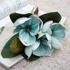 Artificial Magnolia Flowers, Long Stem White Magnolia Flower Plant Bouquet for Vase Table Wedding Holidays Party Home Decor(Blue) view 1