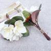 Artificial Magnolia Flowers, Long Stem White Magnolia Flower Plant Bouquet for Vase Table Wedding Holidays Party Home Decor(Blue) view 3