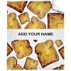 Anuruddha Toast Personalized Blanket with Name Custom Text Blankets for Bedroom Couch, Lightweight Personalized Gift for for Toast Lovers Oversize (120"x90") view 1