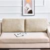 Sofa Bed Bolster Pillow, Triangular Comfy Bedside Pillow Cushions Headboard Reading Backrest Wedge Pillow, Neck Back Lumbar Support Cushion with Removable Cover (Yellow,24 * 14 * 8inch) view 2