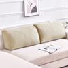 Sofa Bed Bolster Pillow, Triangular Comfy Bedside Pillow Cushions Headboard Reading Backrest Wedge Pillow, Neck Back Lumbar Support Cushion with Removable Cover (Yellow,24 * 14 * 8inch) view 3