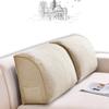 Sofa Bed Bolster Pillow, Triangular Comfy Bedside Pillow Cushions Headboard Reading Backrest Wedge Pillow, Neck Back Lumbar Support Cushion with Removable Cover (Yellow,24 * 14 * 8inch) view 4