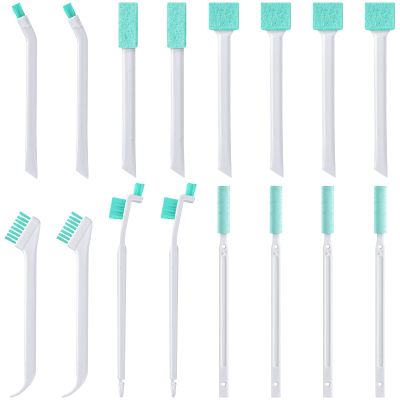 Lumkew Small Cleaning Brushes for Small Spaces, Tiny Household Cleaning Supplies Tools, Mini Crevice Cleaning Brush Scrub Narrow Corner Nook Track Grooves Bathroom Kitchen Home Detailing, 16 Pcs