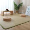QQXX Japanese Tatami Floor Mat, Natural Rattan Non-Slip Breathable Area Rug,Summer Foldable Floor Sleeping Mat Indoor Floor Carpet for Living Room Bedroom Crawling Playmat(90x180cm(35x71inch), C) view 1