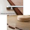 QQXX Japanese Tatami Floor Mat, Natural Rattan Non-Slip Breathable Area Rug,Summer Foldable Floor Sleeping Mat Indoor Floor Carpet for Living Room Bedroom Crawling Playmat(90x180cm(35x71inch), C) view 4