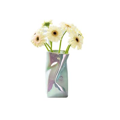 Ceramic Flower Dazzling Vase Flower Decorative Vase Creative Flower Arrangement Modern Home Decoration Vase Plant Pot NO.14
