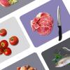 WK Small Flexible Plastic Cutting Boards for Kitchen Set of 3, Non Slip Cutting Mats for Meat, Mini Cutting Board Mats, BPA Free, Dishwasher Safe, 7.3x11.5" view 4