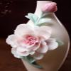 Ceramic Flower Embossed Vase Flower Decorative Vase Creative Flower Arrangement Modern Home Decoration Vase Plant Pot NO.06 view 3