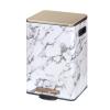 Kitchen Garbage Can Trash can Home Living Room Creative high-end Simple with Cover Kitchen Bedroom Office Removable Liner Bucket Wastebasket (Color : D) view 1