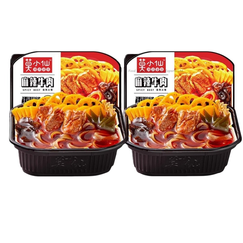 Moxiaoxian Self Heating Hot Pot 2 Boxes no Electric Self Cooking Sichuan (Hot Pot-E box of 2)