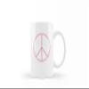 Peace Sign Coffee Mug - Undecided Coffee Mug - 12 OZ Coffee Mugs - Porcelain Coffee Mug - Gift for Him and Gift for Her view 4