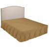 Pinch Pleated Split Corner Bed Skirt, Pinch Pleated Bed Skirt with Platform Three Sided Coverage Ultrasoft Microfiber Bed Skirts 12 Inch Drop Easy to Wash Wrinkle & Fade Resistant (King, Taupe) view 1