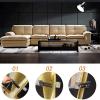 Sectional Couch Connector, 8 Pcs Metal Sofa Joint Snap Alligator Style Sectional Couch Connector - (Color: Silver black) view 2