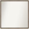 Amanti Art Bronze Bathroom Mirror for Over Sink, 28x33 Custom Made Lucie Light Bronze Rectangle Vanity Mirror, Large Modern Wood Frame, Hangs Horizonally and Vertically, Wall Decor view 1