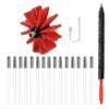 LIYUN Chimney Sweep kit Chimney Sweep Brush Fiberglass Chimney Rod Kit Cleaning Brush Kit Dryer Duct Cleaning Kit Chimney Brush Rod Kit (Color : 15 Rods, Size : 610mm) view 1
