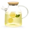 WHJY Clear Glass Teapot Glass Pots for Cooking on Stove Clear Teapots with Infuser for Loose tea, Kettle Teapot for Loose Leaf for Boiling Water - 60oz view 1