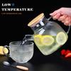 WHJY Clear Glass Teapot Glass Pots for Cooking on Stove Clear Teapots with Infuser for Loose tea, Kettle Teapot for Loose Leaf for Boiling Water - 60oz view 4