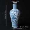 DYPASA Dry Flower arrangemen Blue and White Porcelain Vases Dried Flowers Flower Arrangement Ornaments Flowers Hydroponics Flower Decorations Porch Living Room Study Decoration Flower Vase view 2