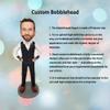 Custom Software Engineer Bobblehead - Personalized Tech Figurine for Men, Made from Your Photo, Coder with Computer, Handmade Clay Gift for Fathers Day Office Home Decor Collectible view 4