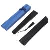 Cyrank Hand Fans for Women Foldable, Black Folding Hand Fan with Gift Box Silk Folding Fan with Bamboo Frames Cosplay Party Props Decoration Small Gift view 1