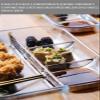 2Pcs Tempered Glass Divided Plates with 4 Compartments, Snacks Divided Plates for Adults (Size : 10") view 3
