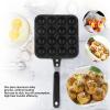 16 Holes Octopus Meatballs Pan, Takoyaki Pan, One Piece Aluminum Alloy Process Food Grade Takoyaki Baking Mold Tray for Home Kitchen view 2