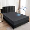 Sufdari Full Size Mattress Protector,Waterproof Mattress Protector,Fitted Sheet Style Mattress Cover with 18" Deep Pocket,Washable and Comfortable-Deep Gray,Full view 1