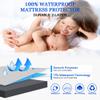 Sufdari Full Size Mattress Protector,Waterproof Mattress Protector,Fitted Sheet Style Mattress Cover with 18" Deep Pocket,Washable and Comfortable-Deep Gray,Full view 3