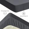 Sufdari Full Size Mattress Protector,Waterproof Mattress Protector,Fitted Sheet Style Mattress Cover with 18" Deep Pocket,Washable and Comfortable-Deep Gray,Full view 4